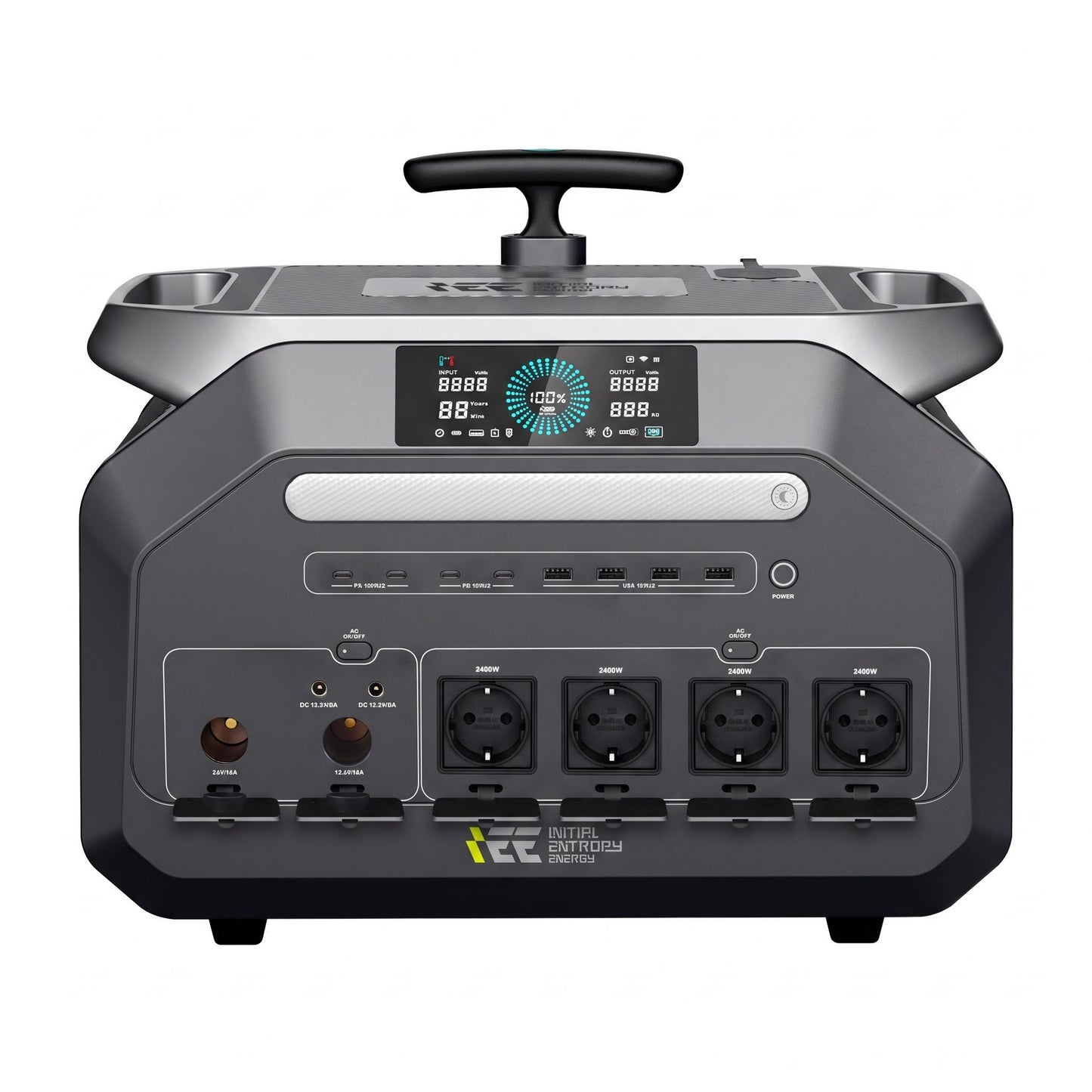 BEONE P2400 2400W Portable Power Station | 2048Wh LiFePO4 Solar Generator