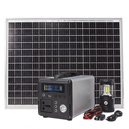 BEONE SP400 400W Portable Power Station with Solar Panel Kit | 192Wh LiFePO4 Solar Generator