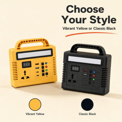 BEONE P150 150W Portable Power Station with Bluetooth Speaker & RGB Light，Camping, RV travel, patio parties, night markets, emergency lighting, phone charging and small outdoor devices.