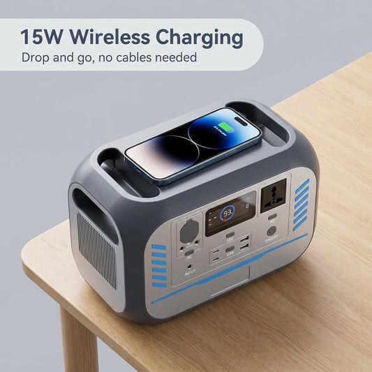 BEONE TJ910 800W Portable Power Station | 576Wh LiFePO4 Solar Generator