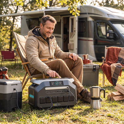 BEONE P3200 3200W Portable Power Station | 2048Wh LiFePO4 Solar Generator
