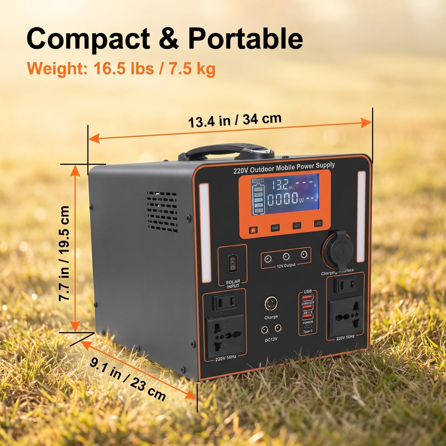 BEONE YJ905 1500W Portable Power Station | 1152Wh LiFePO4 Solar Generator