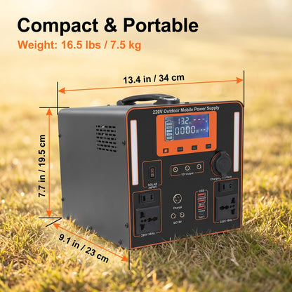 BEONE YJ905 1500W Portable Power Station | 1152Wh LiFePO4 Solar Generator