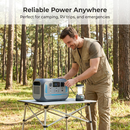 BEONE TJ910 800W Portable Power Station | 576Wh LiFePO4 Solar Generator
