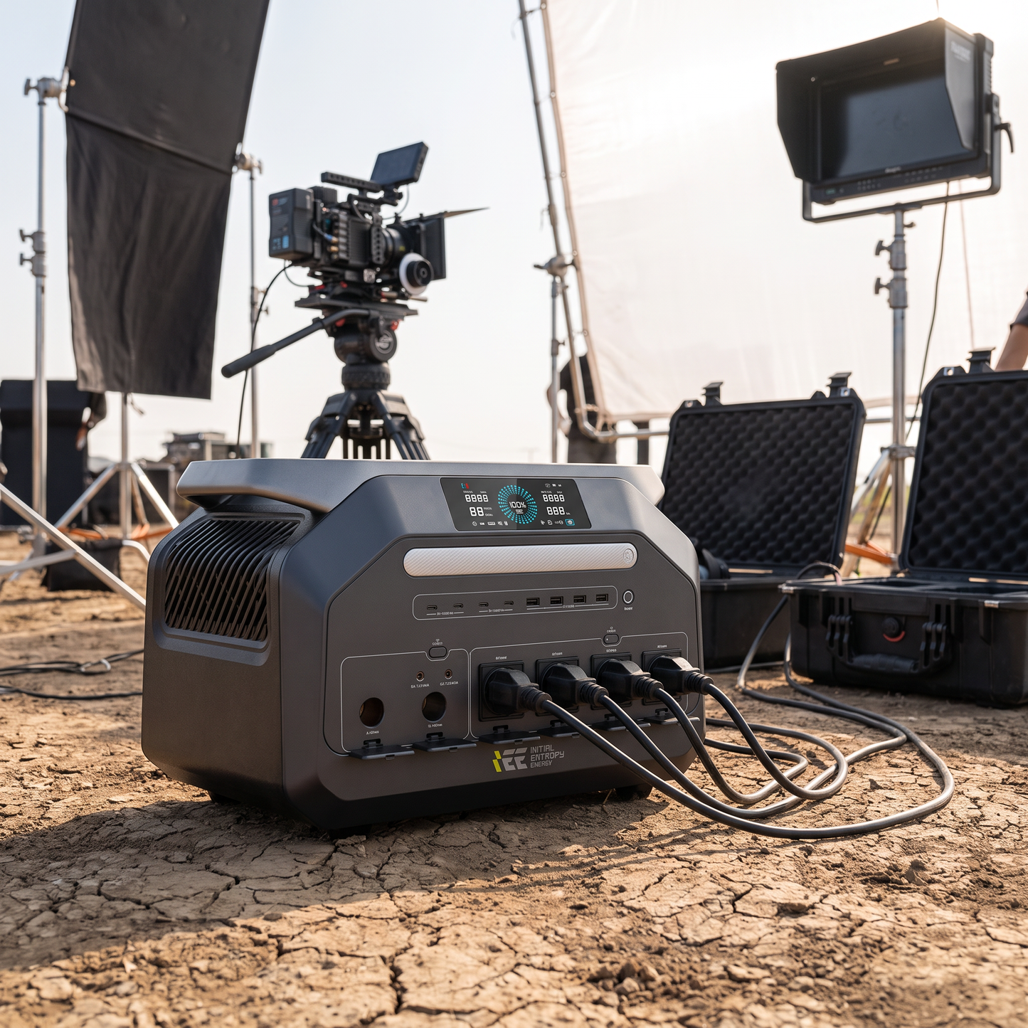 BEONE P2400 2400W Portable Power Station | 2048Wh LiFePO4 Solar Generator