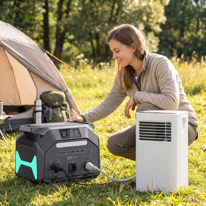 BEONE P1800 1800W Portable Power Station | 1024Wh LiFePO4 Solar Generator