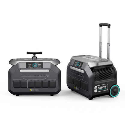 BEONE P3200 3200W Portable Power Station | 2048Wh LiFePO4 Solar Generator