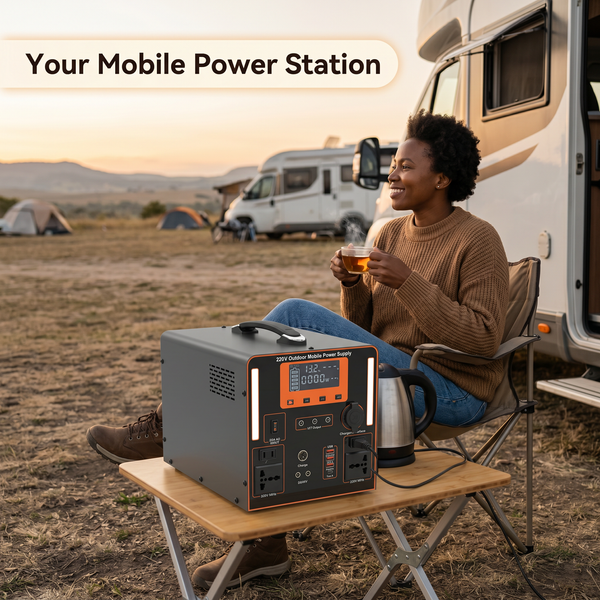 BEONE YJ905 1500W Portable Power Station | 1152Wh LiFePO4 Solar Generator