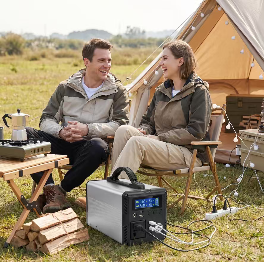 BEONE SP400 400W Portable Power Station with Solar Panel Kit | 192Wh LiFePO4 Solar Generator