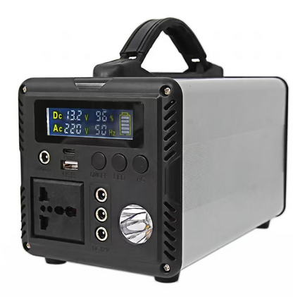 BEONE SP400 400W Portable Power Station with Solar Panel Kit | 192Wh LiFePO4 Solar Generator