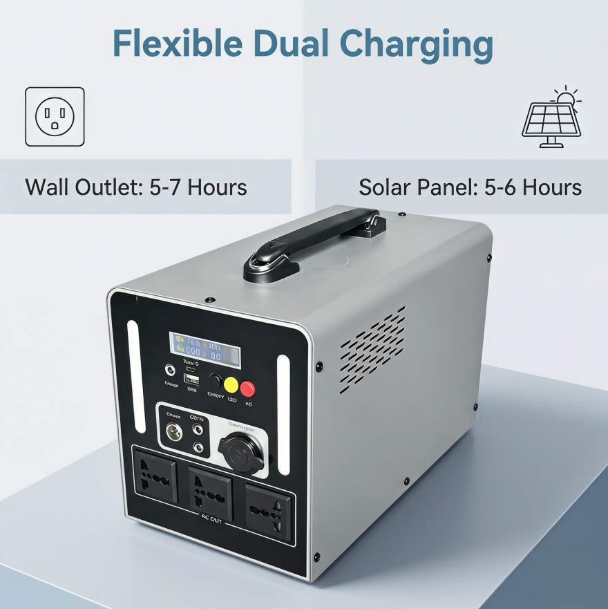 BEONE YJ905 1000W Portable Power Station | 768Wh LiFePO4 Solar Generator