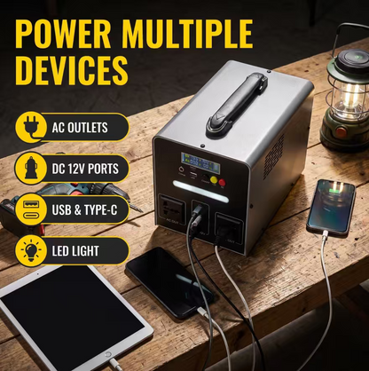 BEONE C-Series Portable Power Station | 500W / 800W LiFePO4 Solar Generator