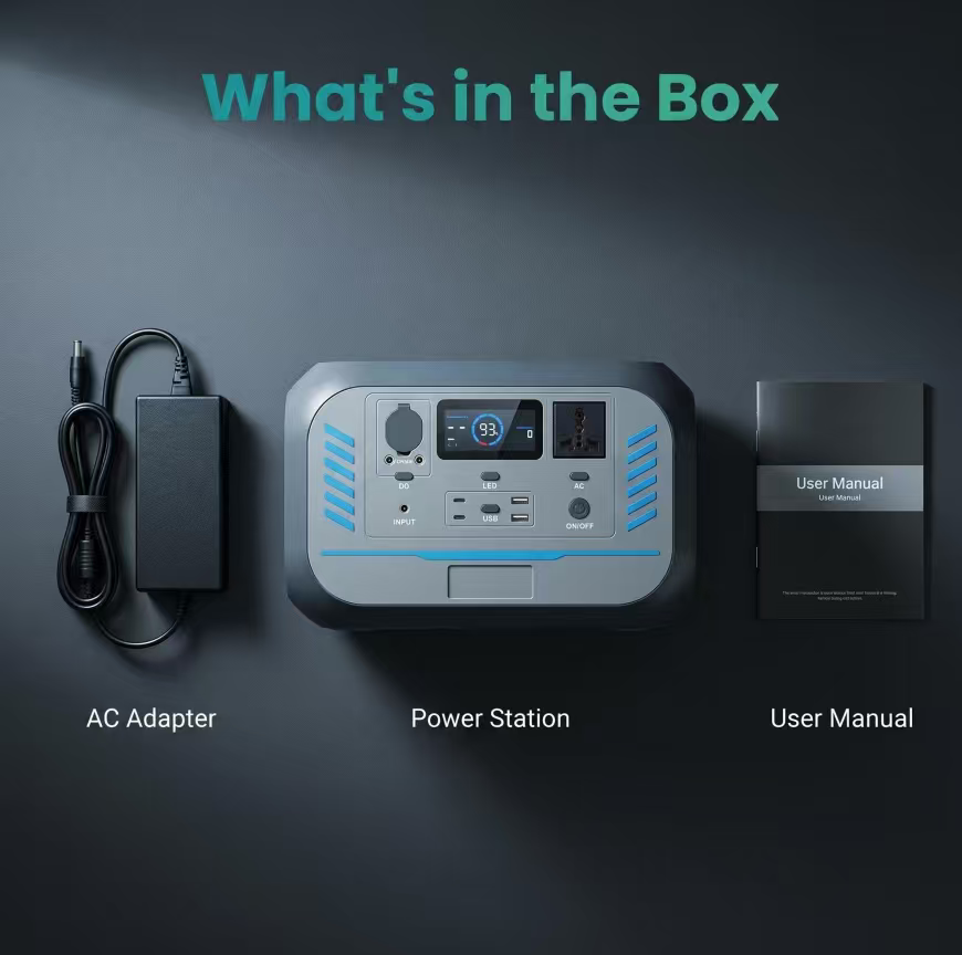 BEONE TJ910 800W Portable Power Station | 576Wh LiFePO4 Solar Generator