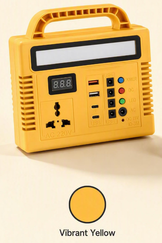 BEONE P150 150W Portable Power Station with Bluetooth Speaker & RGB Light，Camping, RV travel, patio parties, night markets, emergency lighting, phone charging and small outdoor devices.