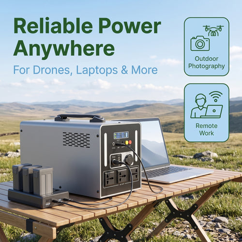 BEONE YJ905 1000W Portable Power Station | 768Wh LiFePO4 Solar Generator